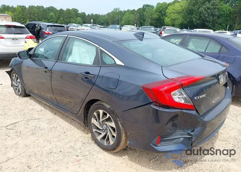 2017 Honda Civic Ex from USA, damaged, VIN 2HGFC2F74HH505260